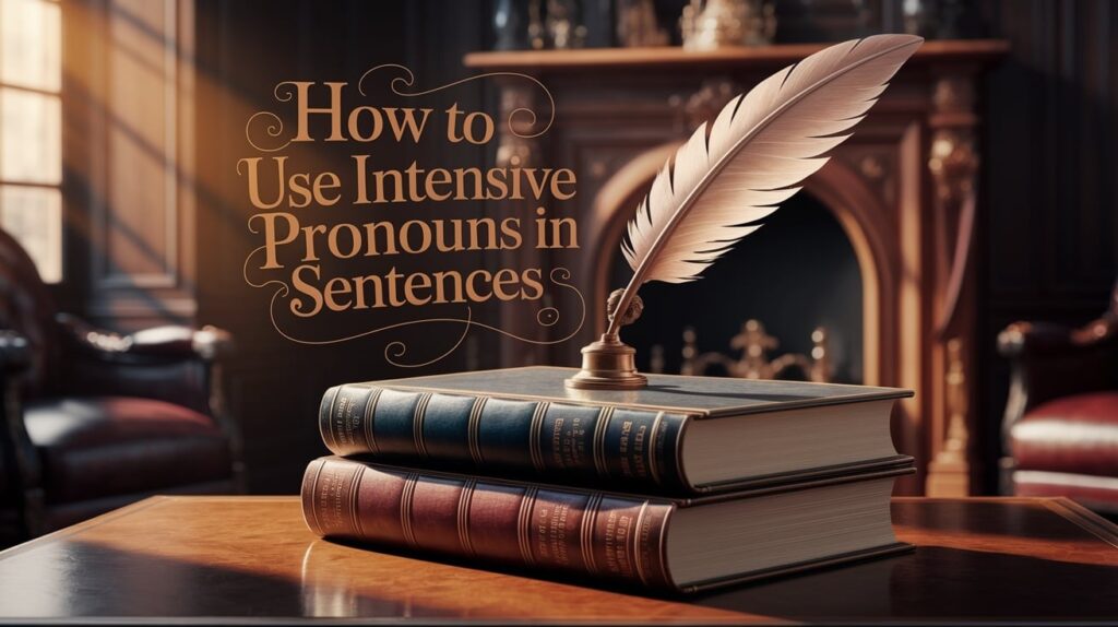 How to Use Intensive Pronouns in Sentences