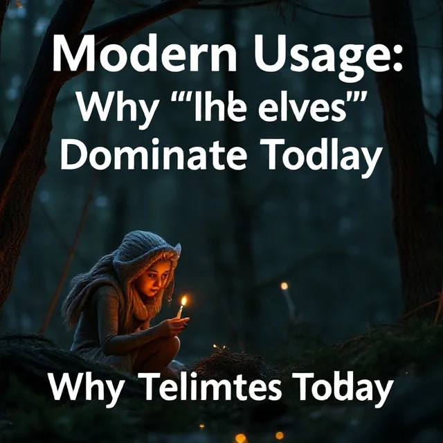 Modern Usage: Why “Elves” Dominates Today