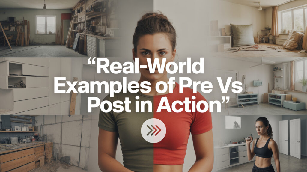 Real-World Examples of Pre vs Post in Action